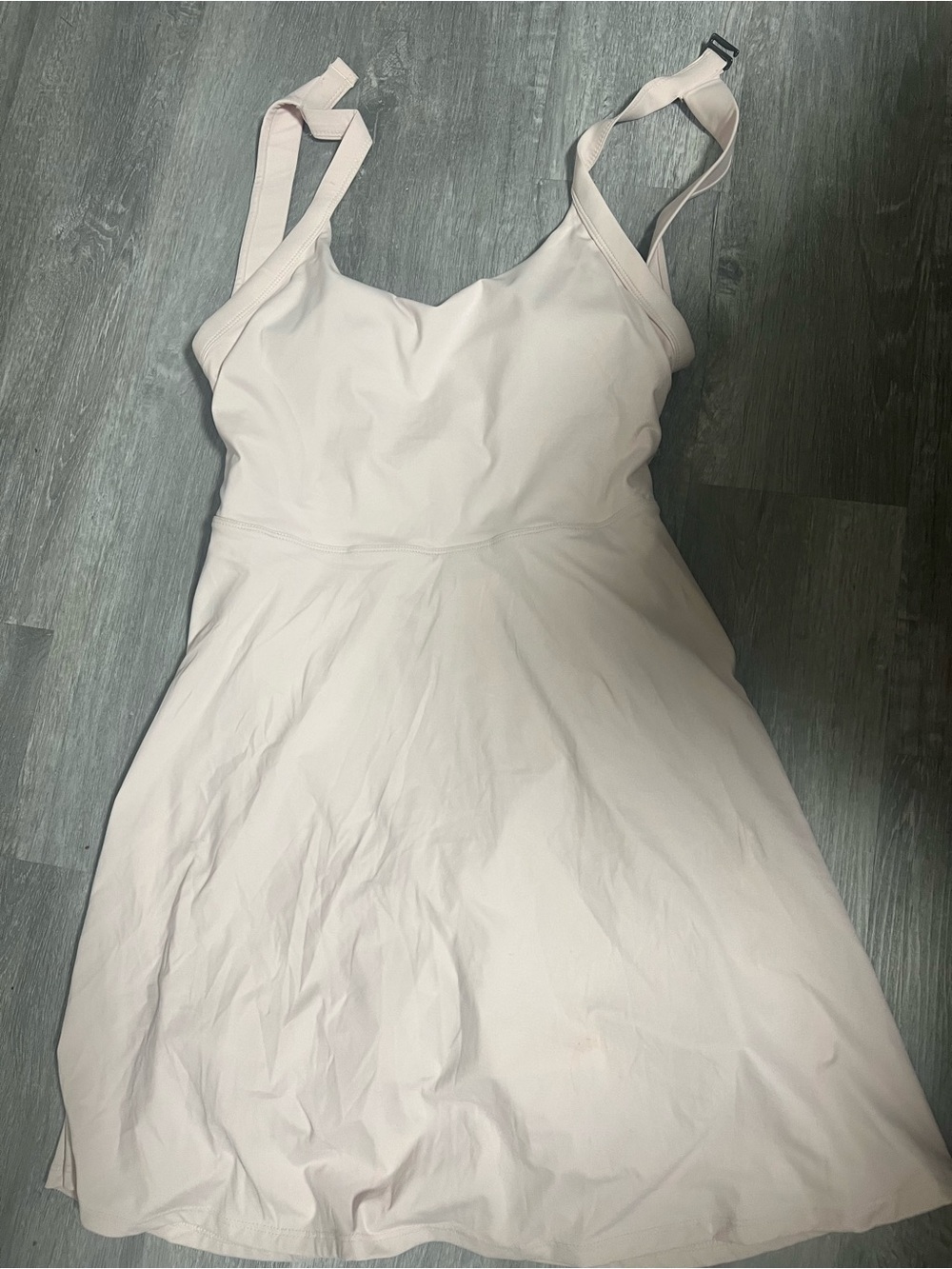 HALARA Pale Blush Mini A-Line Dress